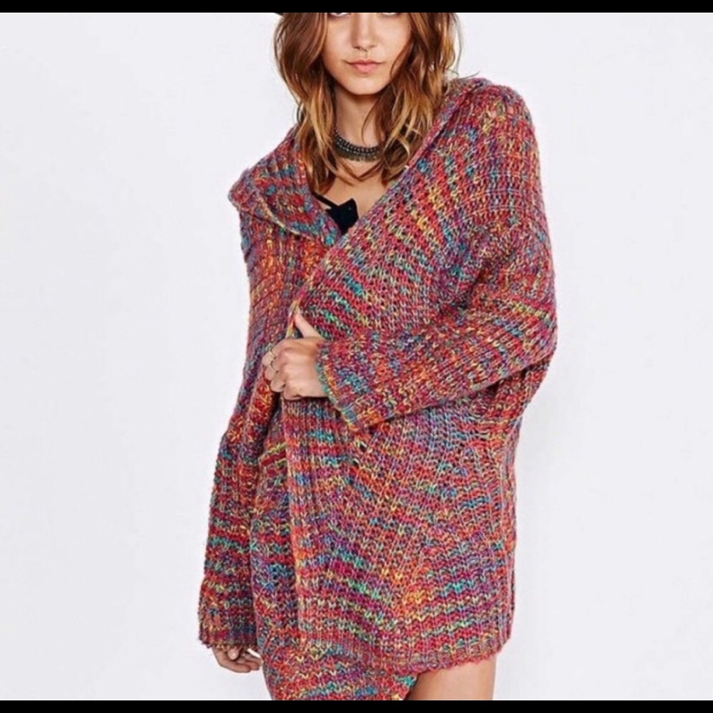 UNIF Raya Rainbow Cardigan XS